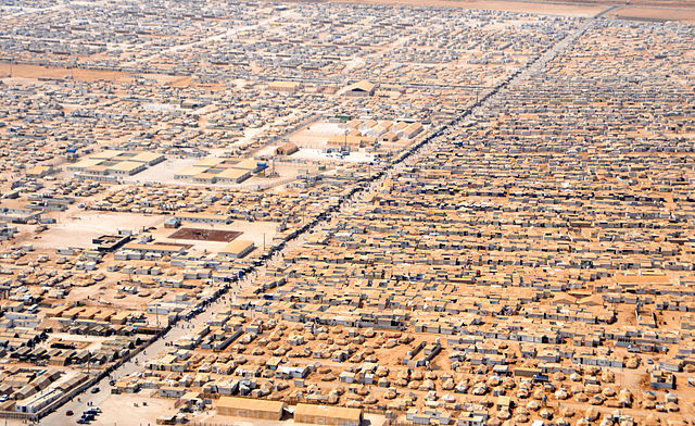 Fra flyktningleiren Za'atri i Jordan. Klimaendringer ser ut til å ha vært en medvirkende årsak til borgerkrigen i Syria.