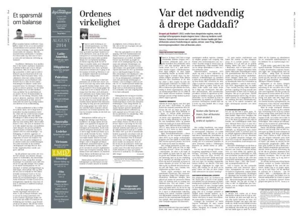 Le Monde diplomatique – August 2014 - Bilde 2