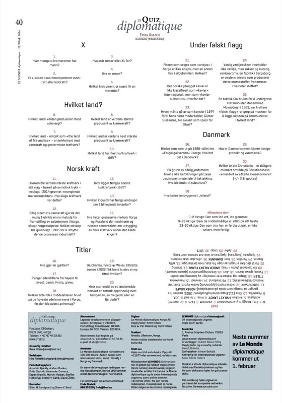 Le Monde diplomatique – januar 2024 - Bilde 21